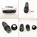 Miniatyrbillede 3 af 4: Udendørs Forgreningsboks IP68 Vandtæt Elektrisk Kabelforbindelse 3-vejs Forgreningsboks Ø 9 til 12 mm Nylon (5 stk)