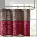 Miniatyrbillede 2 af 5: Bruseforhæng Faux Silke Pieced Stribet Moderne Mikrofiber Badeforhæng, 180CM*180CM style 8