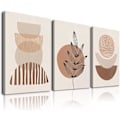 Miniatyrbillede 1 af 5: Minimalistisk Boho Væghængt Kunst Sæt af 3, Midtcentury Moderne Væghængt Kunst, Badeværelse, Kontor (12\"x16\")