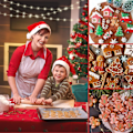 Miniatyrbilde 4 av 5: 18 stk. Julekakeutstikkersett for baking - Juletre, pepperkakemann og flere former Julekjeks/bakverkutstikker
