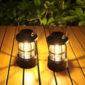 Camping Lanternor Batteridrivna, 2-pack LED Campinglampor Dimbar Ljusstyrka, Portabel Campinglampa