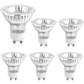 Miniatyrbilde 1 av 5: Halogenpære GU10 35W 230V, 380lm Varm Hvit 2700K, Dimbar Halogen Spot Pære, for Skaplys, Utstillingslys, 6-pakning