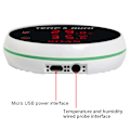 Miniatyrbilde 3 av 5: Smart Home Wifi Temperatur Sensor Smartlife Digital Termometer Rom Bad Pool Termostat Alarm EU Plug