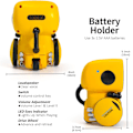 Miniatyrbilde 5 av 5: Interaktive Smarte Robotleker, Intelligente Robotleker for Barn, Jenter & Gutter Robotleker 3 År og Eldre, Stemmestyrt yellow