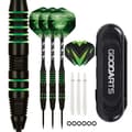 3-pack Stålspets Dartset Professionella Dart 22g (grön)