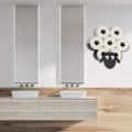 Miniatyrbillede 4 af 5: Sort Metal Får Toiletpapirholder, Væghængt Dyre Toiletpapirholder, Tilbehør Dekorativ Hjemindretning
