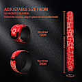 Miniatyrbilde 4 av 5: LED Armbånd for Løping, 2 Pakk Løpelys for Løpere Oppladbare Reflekterende Løpeutstyr Lysende Armbånd red