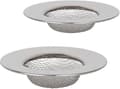 Miniatyrbillede 1 af 5: 2 stk. rustfrit brusebadsfilter i rustfrit stål, køkkenafløbsfilter, vaskefilter Silver A