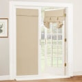 Miniatyrbillede 1 af 5: Dørgardiner Blackout - Selvklæbende Bindeskygger Vinduesgardiner Lysblokering Isolerende Sidelys, B 66 x H 173 cm, 1 Panel, beige