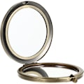 Miniatyrbillede 3 af 5: Lommespejl Vintage Makeup Spejl Foldbar Træskæringsmønster B