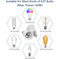 Miniatyrbild 4 av 5: E14 till E27 Lampfäste Adapter, E14 till E27 Glödlampa Adapter, Passar för E27 Glödlampor, LED-lampor, Glödlampor, Halogenlampor, 2 st