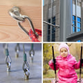 Miniatyrbilde 3 av 5: M10 x 100mm Øyebolter M10 Ringskruer med metrisk gjenge i rustfritt stål for festing og oppheng, 4 stk