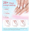 Miniatyrbillede 4 af 5: 6 Æsker Chrome Neglepudder - Chrome Effekt Negle Spejl Metallisk Skinnende Pigment med Glitter Chrome Pigment Negle Manicure