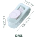 Miniatyrbilde 2 av 5: Dynetrekk-klips - 12 stk. Dynetrekk-klips uten nåler, sengeklede-klips for å holde dynetrekket på plass, sklisikre dynetrekk-klips