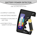 Miniatyrbild 5 av 5: Digital Batteritestare, Universell LCD Batteritestare för AAA/AA/C/D 1.5V-9V Knappcell Mini Batterier