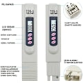 Miniatyrbild 3 av 5: Bärbar digital LCD TDS-3 dricksvattenmätare, temperatur- och PPM-vattenrenhetstestare, 0-9990 PPM vattenhydroponik (testar inte PH)