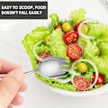 Miniatyrbillede 4 af 5: Salatbestiksæt, salatbestik i rustfrit stål