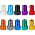 Miniatyrbilde 1 av 5: Ventiladapter, konverter Presta til Schrader-adapter for sykkel, pump opp dekk med standardpumpe eller luftkompressor (10 stk.)