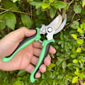 Miniatyrbillede 2 af 2: Beskærningssaks, Skridsikre Saks med Låsegreb Professionel Reparation Haveblomst Gren Saks, Multifunktionel Gren Saks (Grøn)