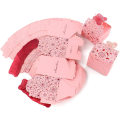 Miniatyrbild 4 av 4: 50 st/set Blommor Fjäril Ihålig Godisask Kakor Presentaskar Romantisk Bröllopsgåvor Söta Chokladask Festtillbehör Pink 8*7*6.5CM