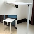 Miniatyrbillede 4 af 5: 4 stk. foldehængsel, selvspærrende hængsel, selvspærrende hængsler, til foldebordsben tilbehør 67x60x53mm bærende 80 kg (2 venstre og 2 højre)