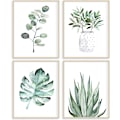 Miniatyrbild 1 av 5: Växttryck Blad Väggkonst för Vardagsrum, Canvas Tryck Poster 8x10 Tryck Oinramade Set om 4, Botaniska Tryck Salvia Väggdekor