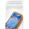 Miniatyrbillede 3 af 5: Digital Multimeter Voltmeter, Digital Multimeter, Voltmeter med Dobbelt Sikringer, Bærbar Multimeter med LCD-Skærm AC/DC/DC Spænding, Modstand