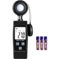 Miniatyrbillede 1 af 5: Digital Lux Meter, Praktisk Lysmåling til Planter, Fuldt Spektrum op til 200.000 Lux, Lux Meter med Maksimum/Minimum Værdier, LCD Display