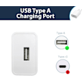 Miniatyrbilde 5 av 5: EU 2-pinners til USB-plugg reiseadapterlader | Europeisk universell strømladekonverter kompatibel med iPhone Samsung-telefoner