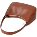 Miniatyrbilde 3 av 5: Skuldervesker for kvinner, Tote Håndveske Mini Clutch Veske med Glidelåslukking brown