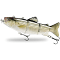 Miniatyrbillede 1 af 5: Robotisk Svømmeagn USB Genopladelig LED Lys 4-Segment Multi Leddelt Swimbait Intelligent Selvkørende Elektrisk Fiskeagn