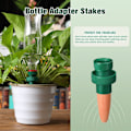 Miniatyrbilde 4 av 5: Flaske Adapter Selvvannende Pigger, Terrakotta Plantevanningspigger, Bruk med Cola-flasker 10pc red ceramic