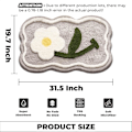 Miniatyrbilde 2 av 5: Badematte Antislipp Badteppe Ekstra Absorberende og Myk Mikrofiber Badeteppe for Dør, Bad og Soverom grey 31" X 20"