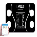 Miniatyrbillede 2 af 5: Digital Smart Vægt Badeværelse Krops BMI Telefon Bluetooth Forbindelse Personlig Hukommelse Minimalistisk Design 5g/40kg