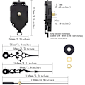 Miniatyrbilde 2 av 5: Pendelurverk Kvarts DIY Bevegelsessett Utbytte Klokkebevegelse 20mm