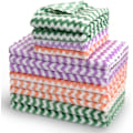 Miniatyrbillede 1 af 5: Mikrofiber Rengøringsklud, 12-pak Opvaskeklude, 25x25 cm Opvaskehåndklæder, Superbløde og Absorberende Køkkenklude (Blandet Farve)