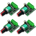 Miniatyrbillede 1 af 5: 4 stk. 1.8v 3v 5v 6v 7.2v 12v 2A PWM hastighedsregulator DC motor spændingsregulator, LED spændingsregulator lysdæmper, justerbar kontrolkontakt