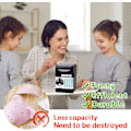 Miniatyrbilde 5 av 5: Digital Spargris Mini ATM Sikker Pengboks for 3 4 5+ År Gamle Barn, Kontanter Mynter Spargris Sikker Pengboks for Gutter Jenter Black