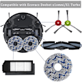 Miniatyrbillede 2 af 5: Tilbehør til Ecovacs Deebot X1 Omni/X1 e Omni/X1 Turbo støvsuger, 1 hovedbørste, 4 sidebørster, 4 mopper, 2 filtre, 4 poser, 2 rengøringsbørster