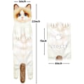 Miniatyrbild 3 av 5: Handduk för snabb torkning, absorberande handdukar i form av katt, söta djurhanddukar, handdukar för kök och badrum (Ragdoll-katt)
