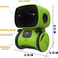 Miniatyrbilde 5 av 5: Kid Intelligent Robot Toys- Voice& Touch Control, Children Smart Robotic Toys for Girls, Recorder&Speak Like You green 3.9*3.7*5.1 inch