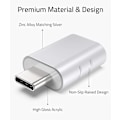 Miniatyrbild 3 av 5: USB C till USB Adapter (2-pack), USB-C Hane till USB3.0 Hona Adapter Kompatibel med MacBook Pro efter 2016, MacBook Air efter 2018 Silver