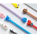 Pikkukuva 6 / 6: 8 kappaletta sarjakuvaeläinkynät musta mustekynäsarja muoviset luovat geelikyniä toimisto koulu lapset lahja paperitavarat sarja Multicolored 18.5 cm/ 7.28 inches