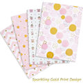 Miniatyrbild 3 av 5: Rosa presentpapper, presentpapper för födelsedagar, presentpapper, presentpapper för födelsedagar, helgdagar, 4 ark, 70x50cm