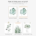 Miniatyrbild 5 av 5: Växttryck Blad Väggkonst för Vardagsrum, Canvas Tryck Poster 8x10 Tryck Oinramade Set om 4, Botaniska Tryck Salvia Väggdekor
