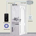 Miniatyrbild 5 av 5: IP68 Vattentät Utomhus Dörr Tillträdeskontroll System Kit RFID Knappsats Tillträdeskontroll+180KG/350lbs Elektrisk Magnetlås+Strömförsörjning+10st Nyckelbrickor