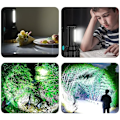 Miniatyrbillede 4 af 5: LED Lommelygte Ultra Kraftig Bærbar LED Lommelygte COB Arbejdslampe 8 Tilstand Genopladelig Lampe Udendørs Belysning Spotlight Camping Udflugt Nødsituation