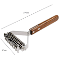 Miniatyrbilde 4 av 4: Flokebørste og pleiebørste for hunder og katter Undercoat Rake (Dual)