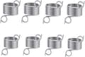 8 st Stickade Loopar i Rostfritt Stål Garn Guide Fingerhållare, Virkningsring Set, för Handvävning Hook Line Supplies