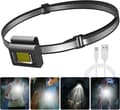 Mini LED-klipslampe Hodelykt Klips Løpelys Magnetisk Klipslampe Nødlys Ipx5 Vanntett Klipslampe Vanntett Klipslampe med 6 Moduser